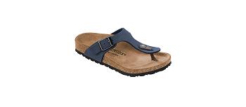 Dětské Gizeh Birkenstock Birkibuc Regular Tmavě Blankyt | CZ 152JPQ